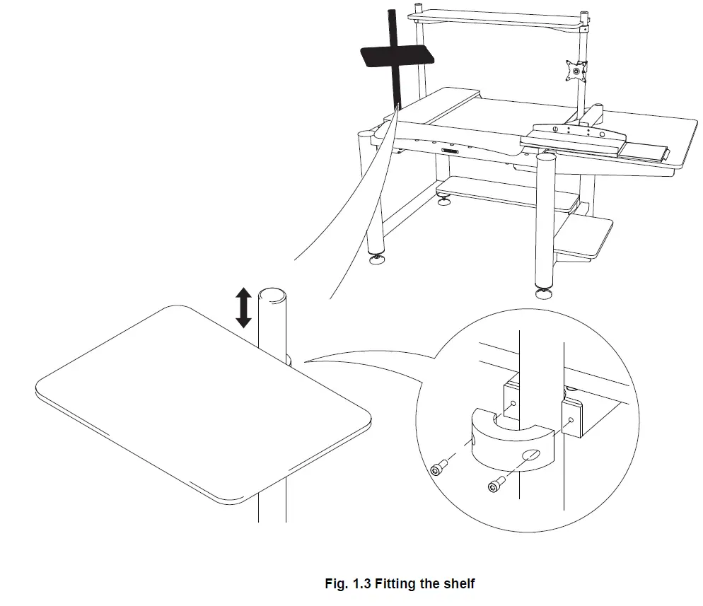 THORLABS PSY191S Additional Instrument Shelf 3
