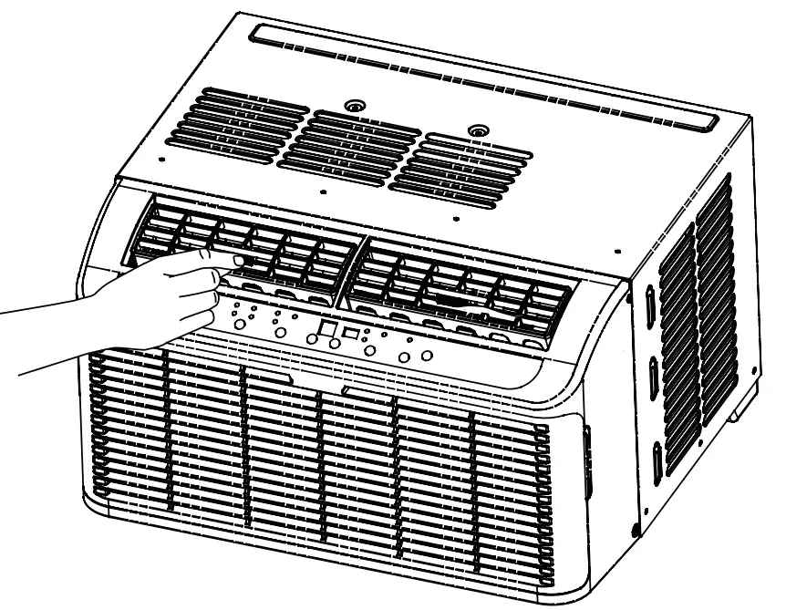 GE APPLIANCES AHD06 Energy Star 6,200 Btu Ultra Quiet Window Air Conditioner - Changing