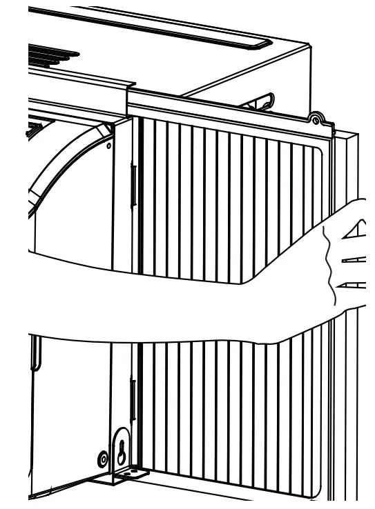 GE APPLIANCES AHD06 Energy Star 6,200 Btu Ultra Quiet Window Air Conditioner - side bracket 1