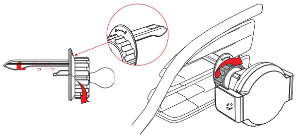 MEIDI VCW 516 Auto Clamping Magnetic Wireless Charger - Instructions 2