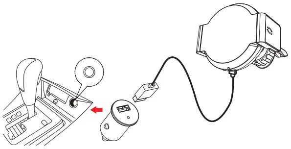 MEIDI VCW 516 Auto Clamping Magnetic Wireless Charger - Instructions 3