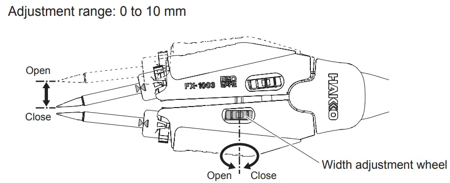 HAKKO FX1003-84 Micro Tweezers Handpiece - Fig 8