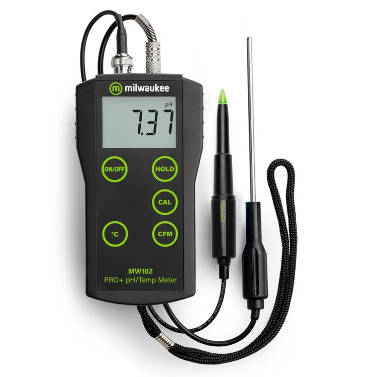 Milwaukee MW102-FOOD Portable pH Temperature Meter Product Image