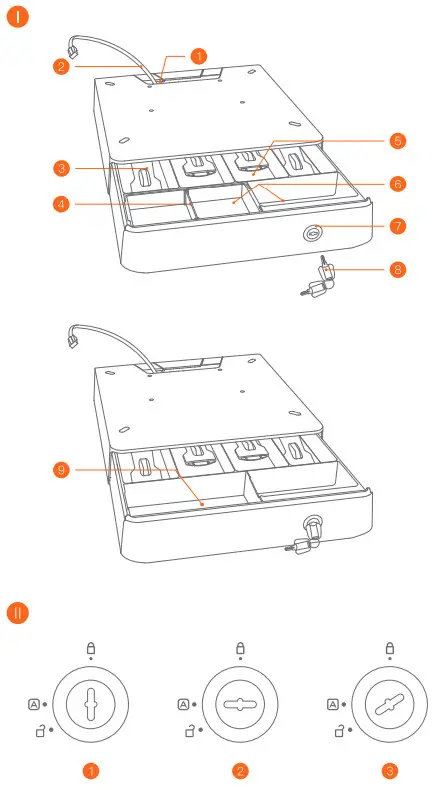 Sunmi NC010 Mini Cash Drawer -