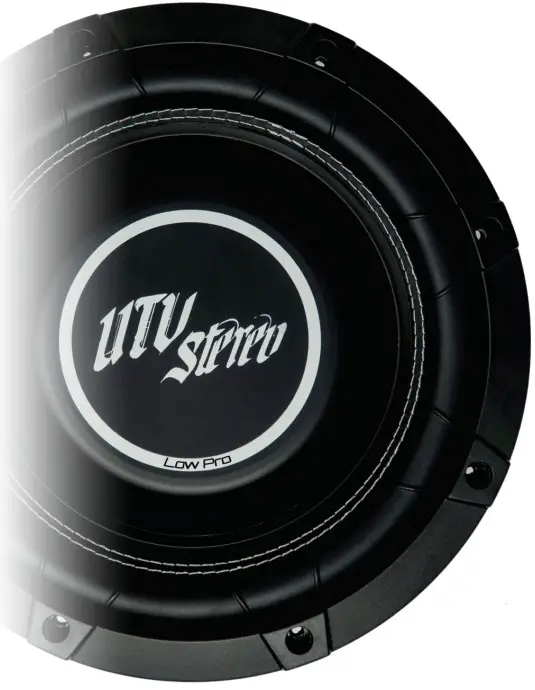 UTV Stereo UTVS 10LP 10 Inch Low Profile Subwoofer - FIG