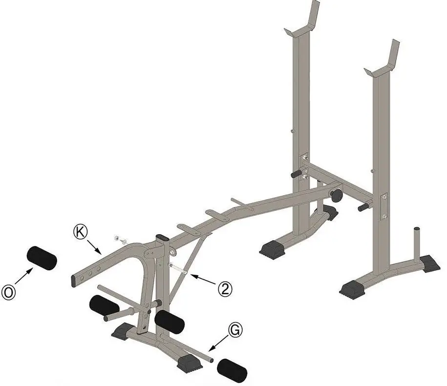 toboli-63044-Weight-Bench-Barbell-Rack-07