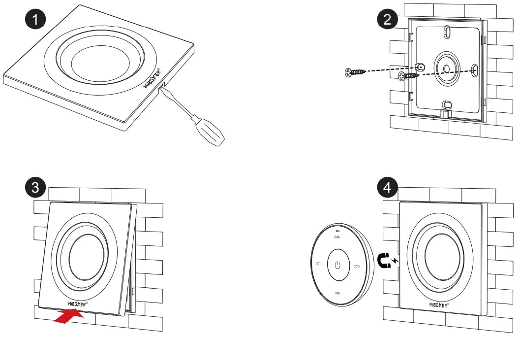 MiBOXER K2 24GHz Mini Remote - Install 1