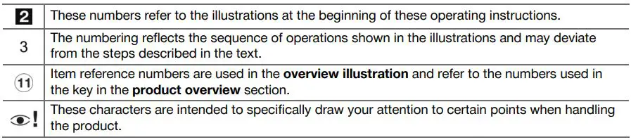 HILTI SC 4MR-22 Cordless Circular Saw Instruction Manual - Symbols in illustrations