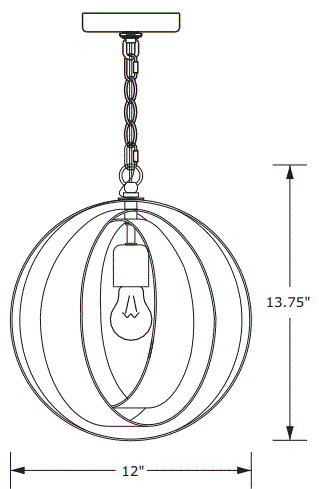 CRYSTORAMA-580-MT-GA-One-Light-Mini-Chandelier-fig-1