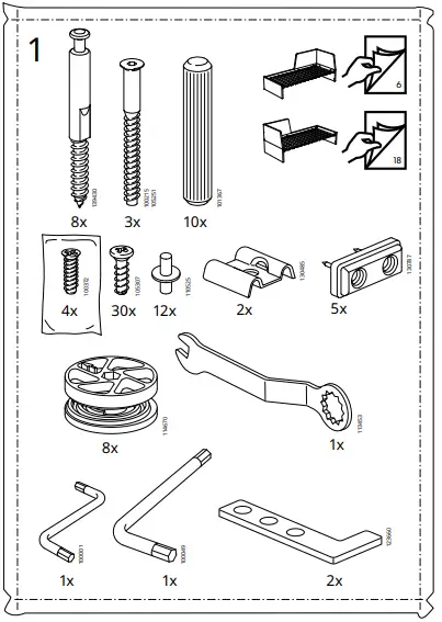 IKEA-FLEKKE-Day-Bed-Frame-fig-2