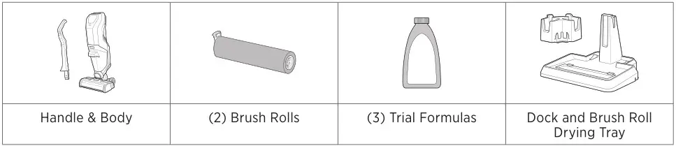 Bissell 3646H CrossWave Max Turbo Professional Cleaner - What’s in the Box