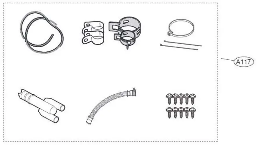 LG WWT-1710B Washing Machine - Accessories