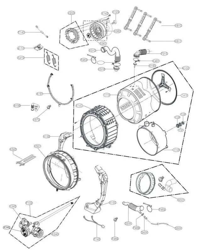 LG WWT-1710B Washing Machine - Accessories3