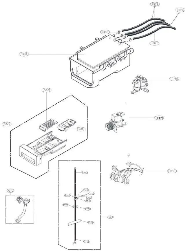 LG WWT-1710B Washing Machine - Accessories4