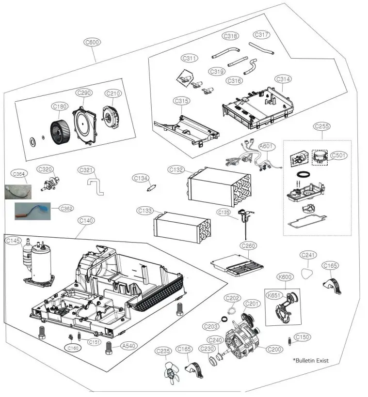 LG WWT-1710B Washing Machine - Base
