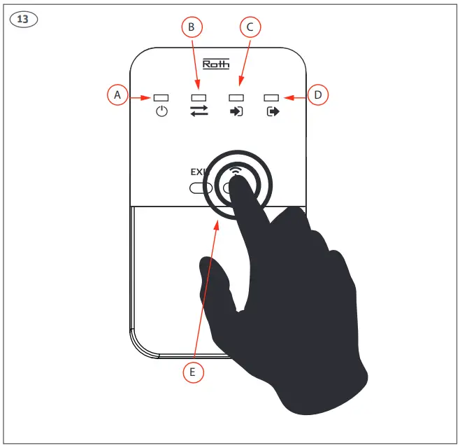 Roth Touchline SL Minishunt Plus Sensor 2 - Connect the Repeater