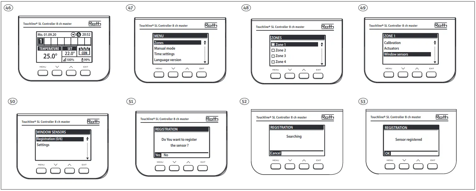 Roth Touchline SL Minishunt Plus Sensor 2 - Radiator actuators