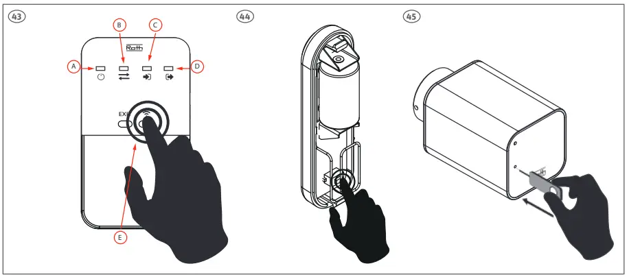 Roth Touchline SL Minishunt Plus Sensor 2 - registration button 1