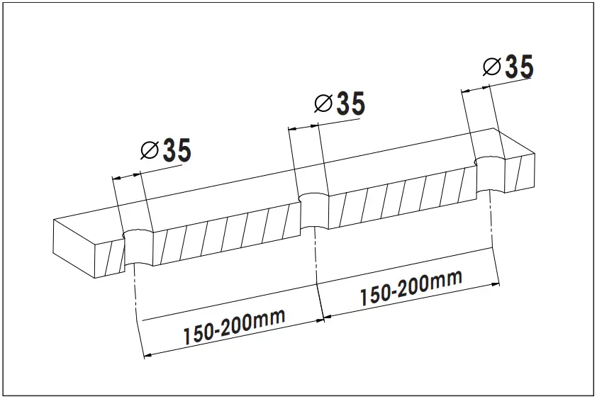 THE HOME DEPOT YNDC727MB Widespread Bathroom Faucet - Dimension