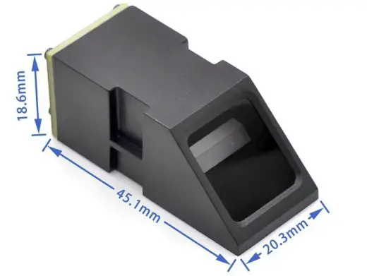 HT AS608 Optical Finger Print Sensor Module - Mechanical Dimension 1