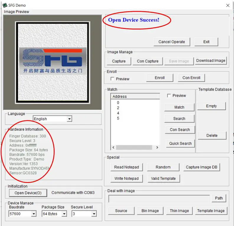 HT AS608 Optical Finger Print Sensor Module - Mechanical Dimension 6