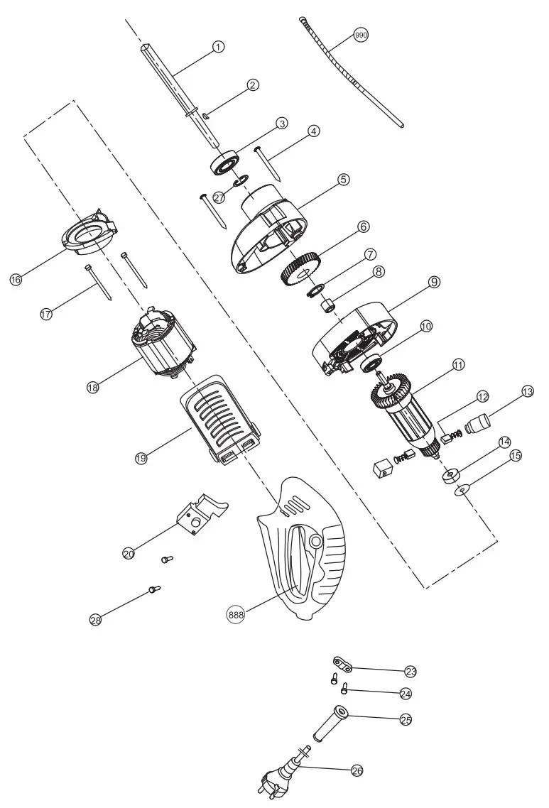Super Handy GUT114 Electric Concrete Vibrator - FIGURE2