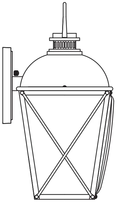 SIGNATURE HARDWARE 476907 FAIR AVENUE Outdoor Wall Sconce - fig