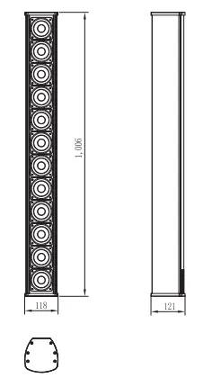 Soundking CX Series Line Array Column - fig 3