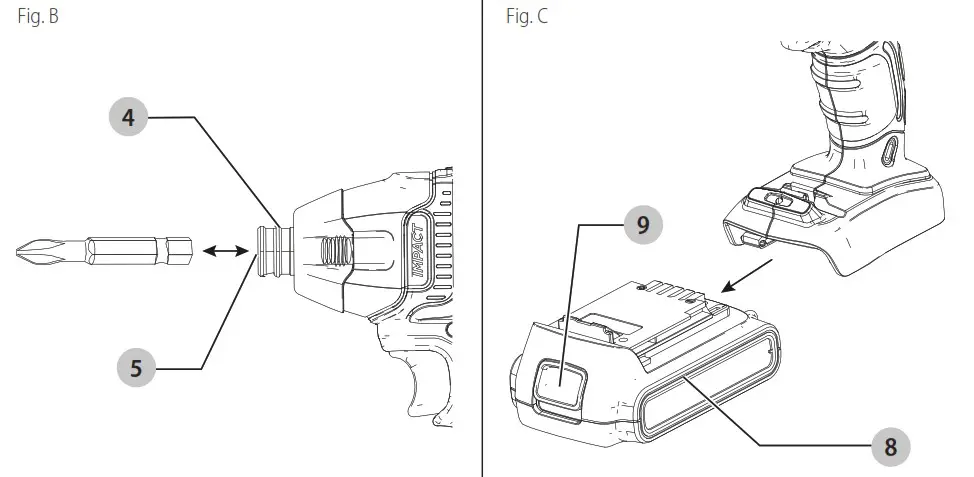BLACK DECKER BDCI20BC 20V Max Impact Driver - overview 1