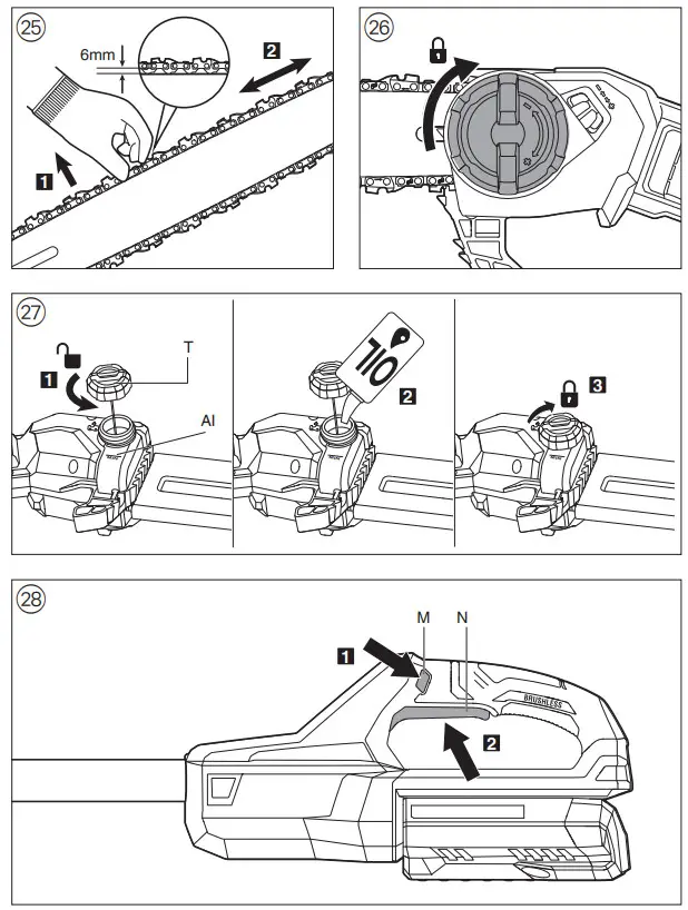 SKIL GS1E0582CA Cordless Pole Saw Pruner - Pkcer 4
