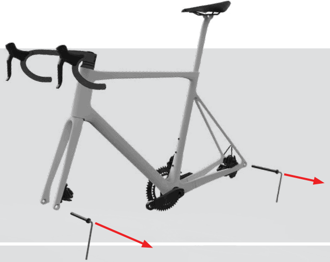 VENTUM NS1 Aero Road Bike - WHEEL INSTALLATION