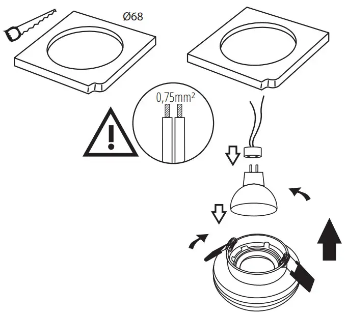 Kanlux HLDR-GX5.3 Light Source Fitting - fig 3