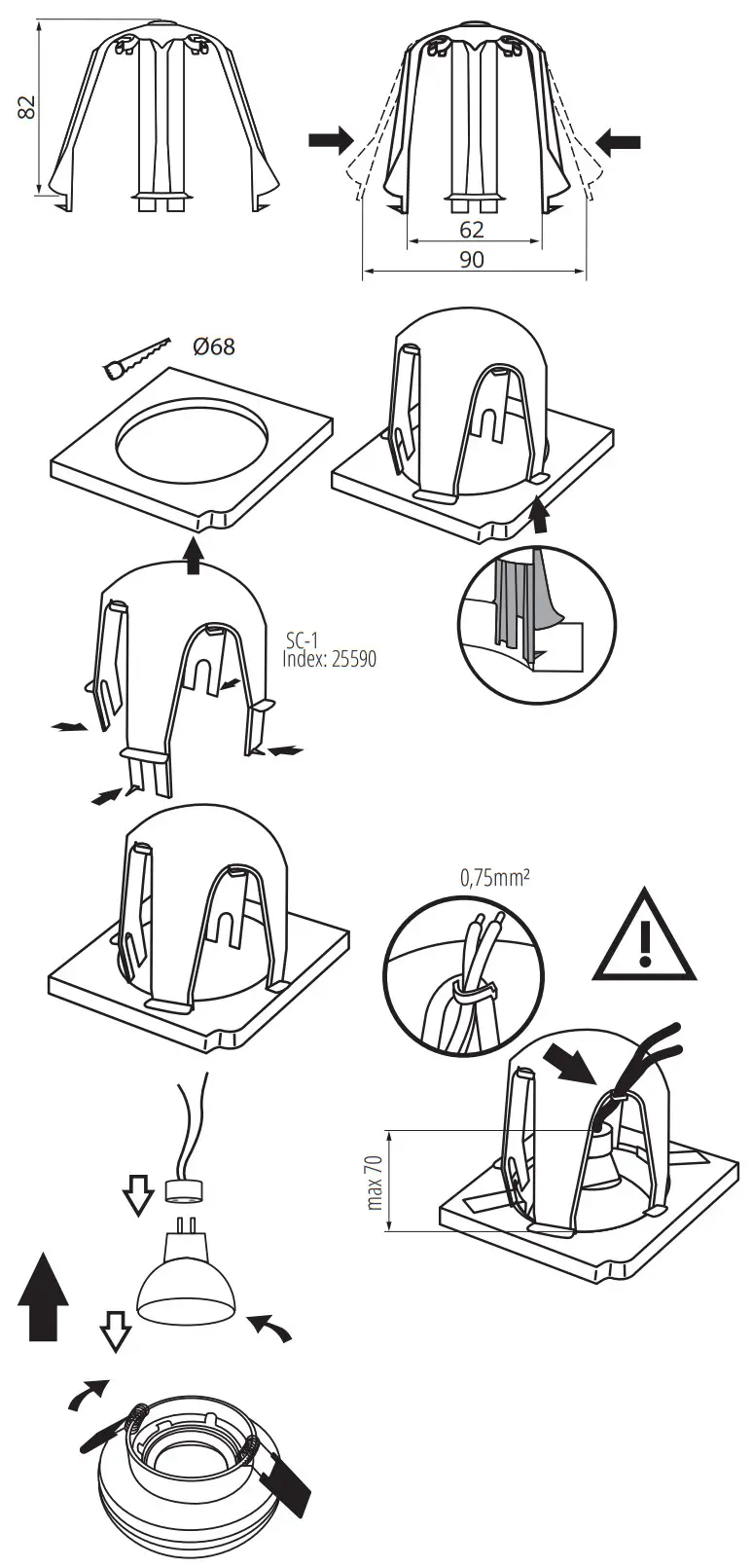 Kanlux HLDR-GX5.3 Light Source Fitting - fig 5