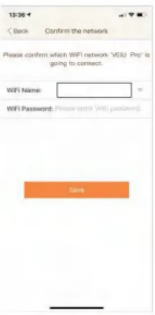 Input WiFi Information