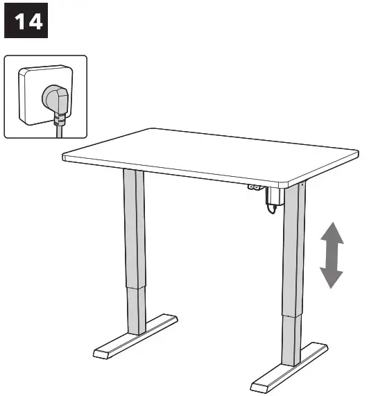 alza ergo APW EGET7100B Height-Adjustable Desk Frame - overview 15
