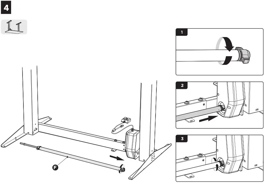 alza ergo APW EGET7100B Height-Adjustable Desk Frame - overview 5