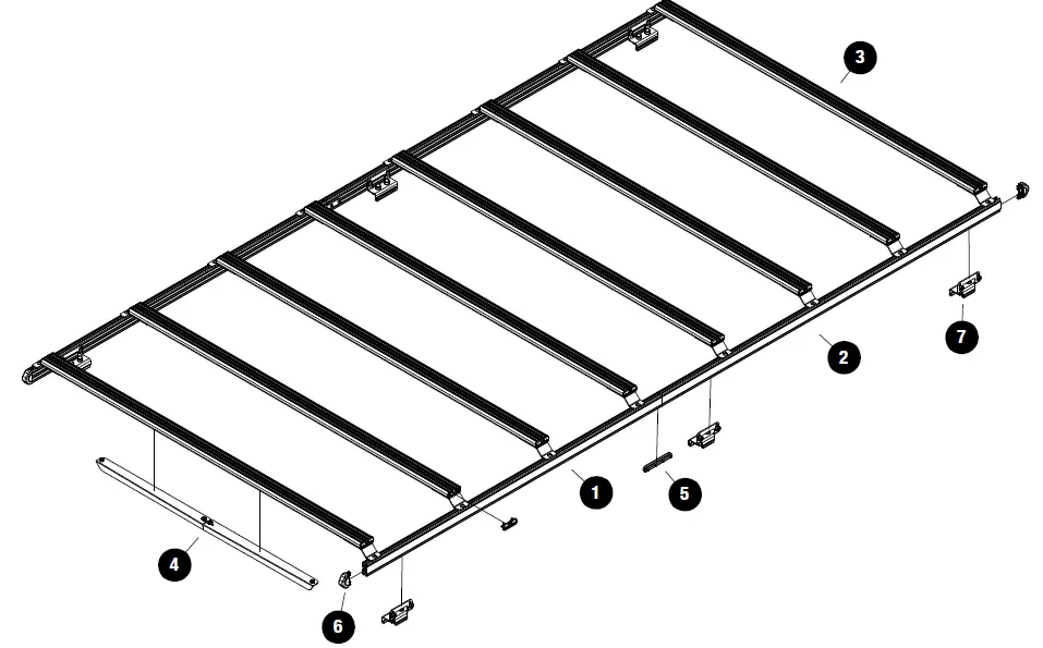 FRONT-RUNNER-KVRP 005T-RA-Promaster-2500-Slimpro-Van-Rack-Kit-2