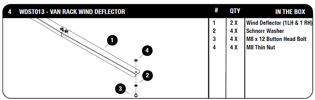 FRONT-RUNNER-KVRP 005T-RA-Promaster-2500-Slimpro-Van-Rack-Kit-6