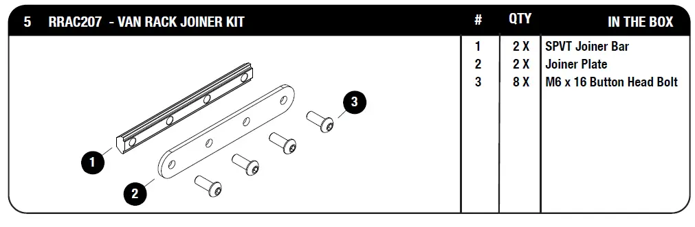 FRONT-RUNNER-KVRP 005T-RA-Promaster-2500-Slimpro-Van-Rack-Kit-7