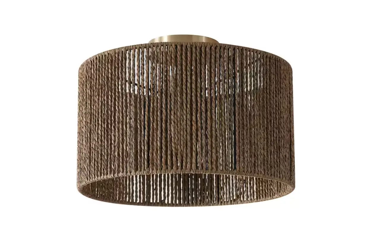 Globe 91002844 1-light Matte Brass Semi-flush Mount Ceiling Light With Paper Twine Shade Instruction Manual Globe 91002844 1-light Matte Brass Semi-flush Mount Ceiling Light With Paper Twine Shade Instruction Manual