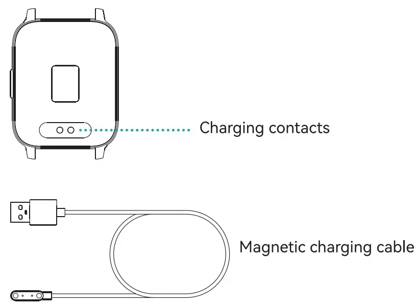 Xlkyqsh P36 Smart Watch for Men Black - fig