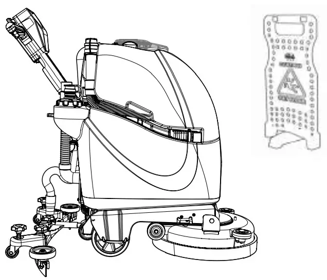 Numatic TTB 3045NX 36V Scrubber Dryer - overview 7