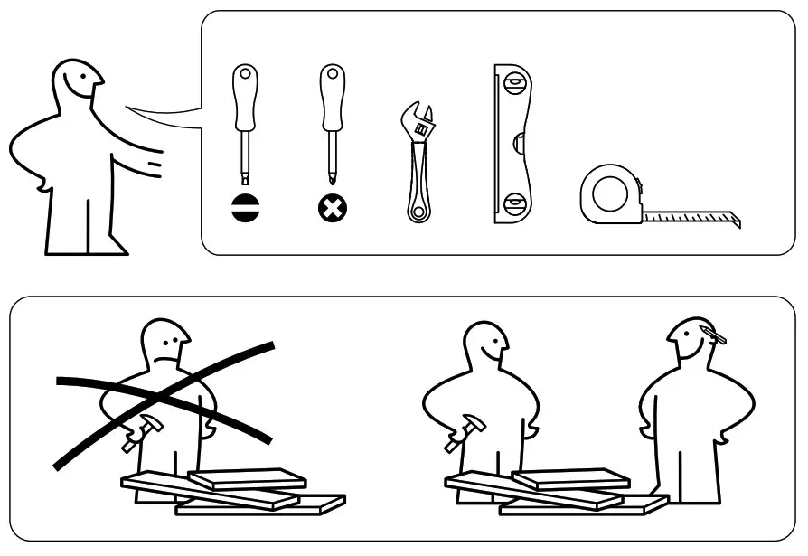 IKEA UPPLEVA Swivel Bracket for TV - Product Overview 1