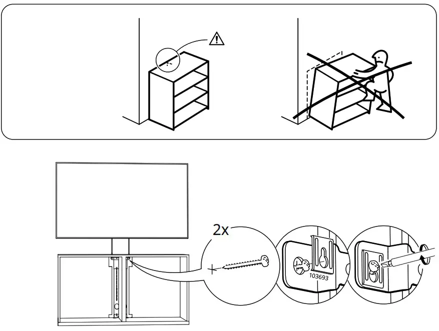 IKEA UPPLEVA Swivel Bracket for TV - Product Overview 41