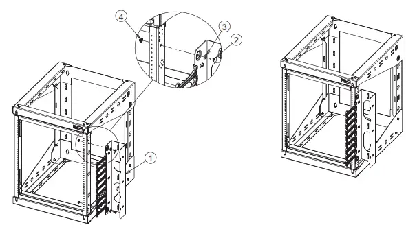 nVent E19C25U VersaRack Vertical Cable Manager - Fig3