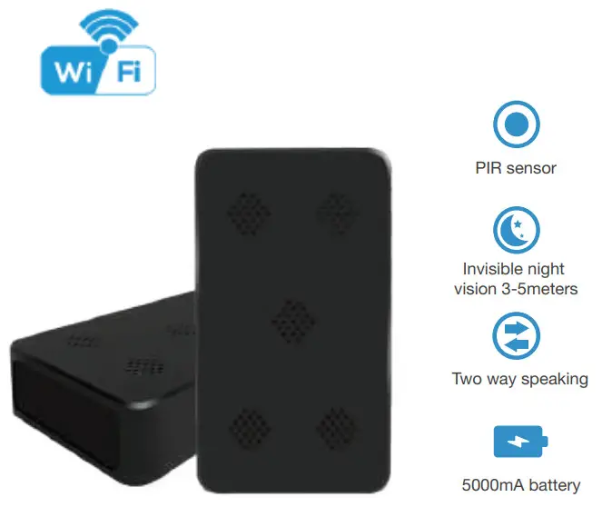 SPY GADGETS HD 1080P Wireless Security W Fi Camera - Night vision