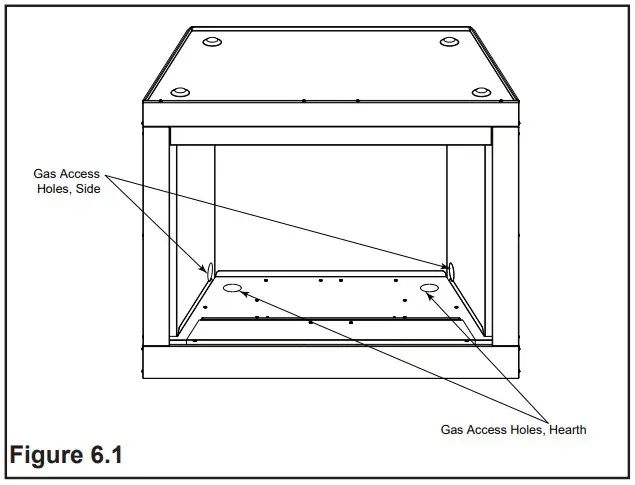outdoor lifestyles VOFB42-H Outdoor Fireplace - Gas Connection
