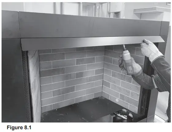 outdoor lifestyles VOFB42-H Outdoor Fireplace - Hood Installation