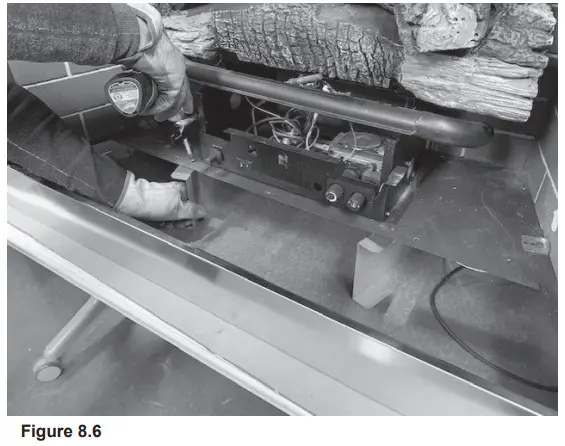 outdoor lifestyles VOFB42-H Outdoor Fireplace - firebox support