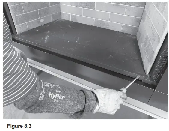 outdoor lifestyles VOFB42-H Outdoor Fireplace - flat screwdriver